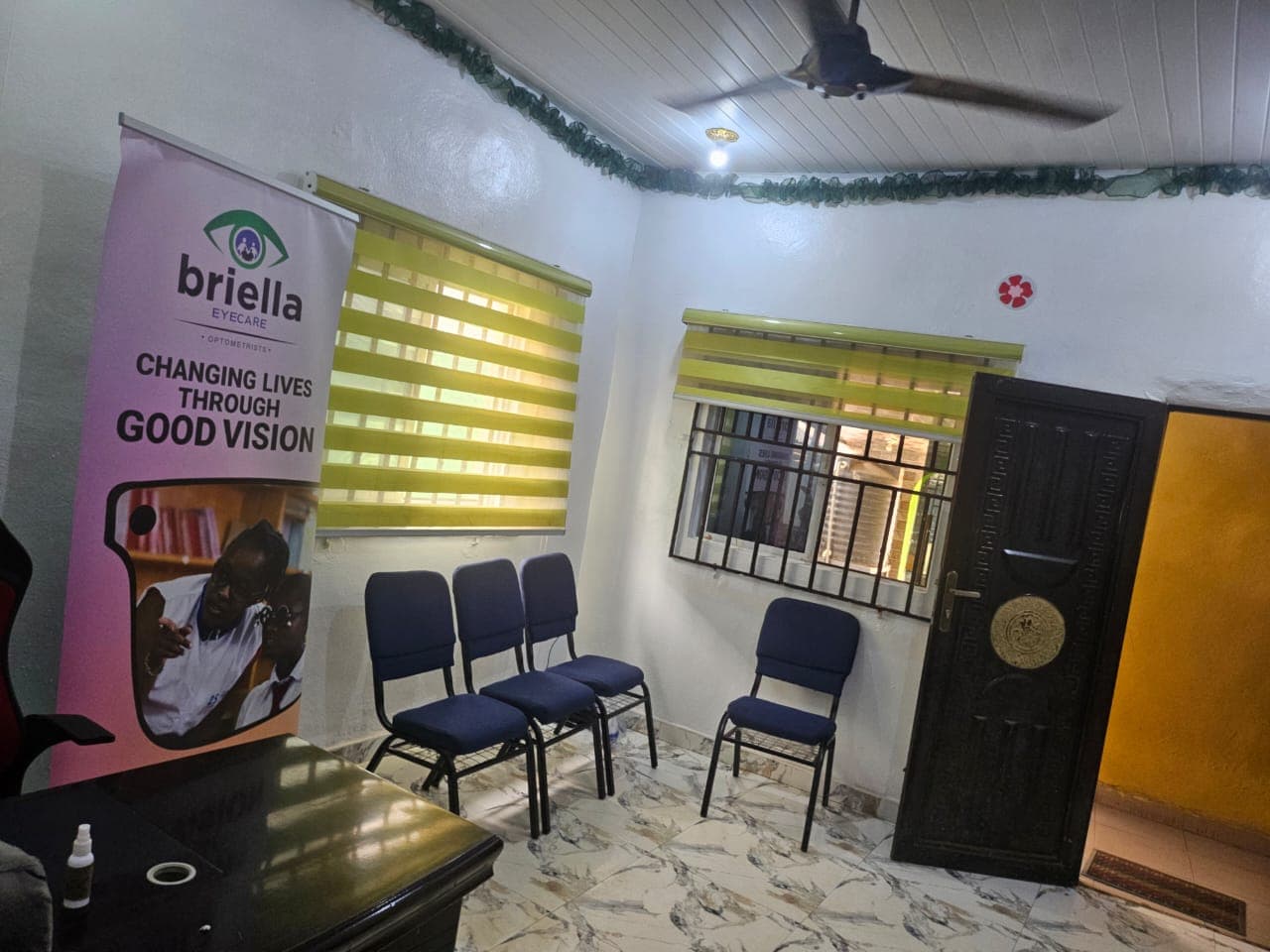 Inside Briella Eyecare clinic, Benin City