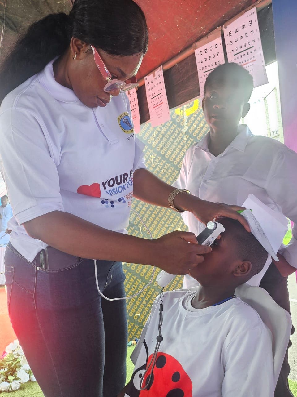 Briella Eyecare community outreach, Benin City