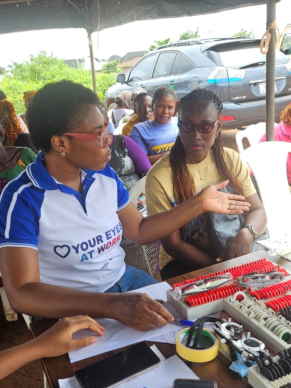 Briella Eyecare community outreach, Benin City