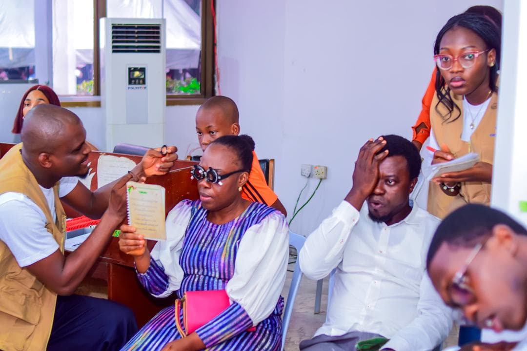 Briella Eyecare community outreach, Benin City